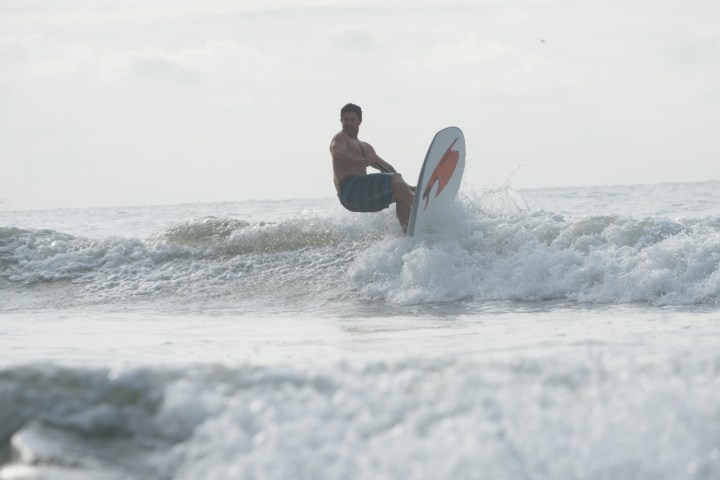 Man on paddle board